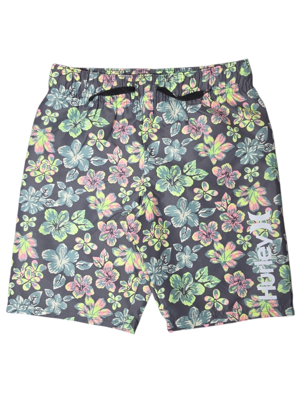Hurley Floral Swim Trunks in Neon Floral - NWT - Size 7
